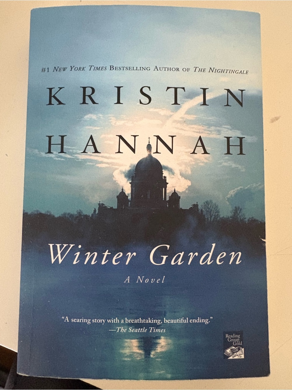 Winter Garden - Blue Paperback Novel